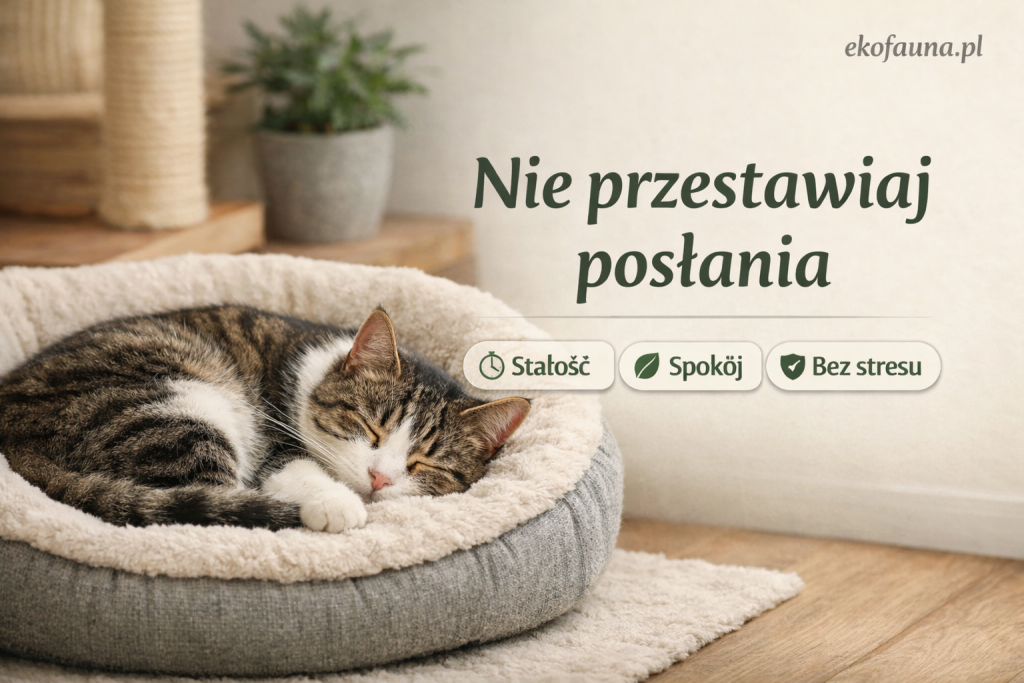 Czy zbyt częste przestawianie legowiska może stresować zwierzę?