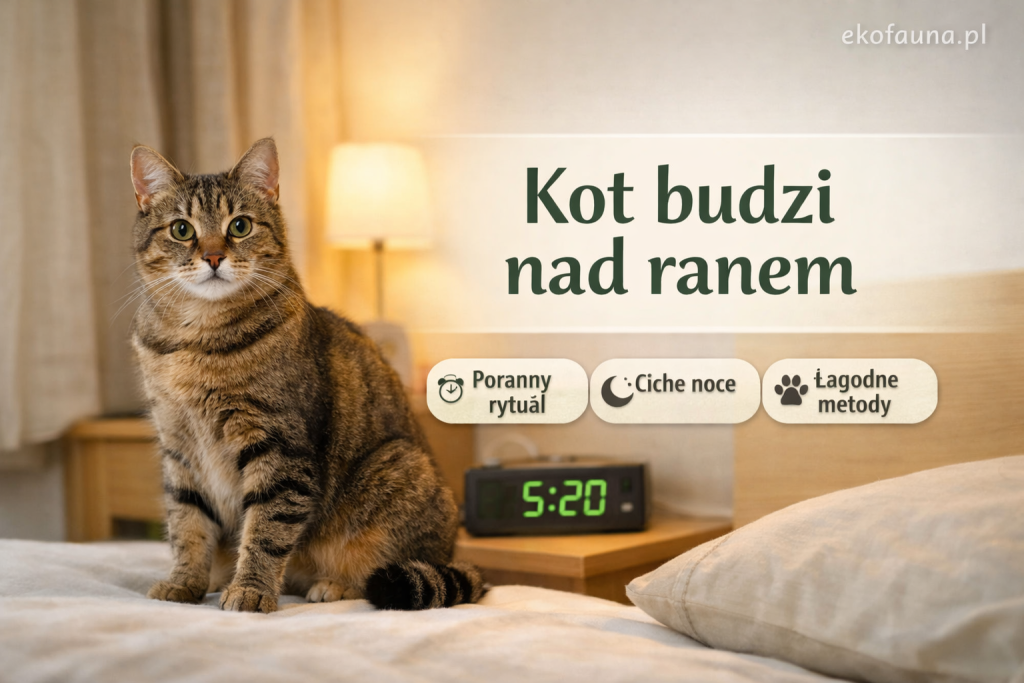 Dlaczego kot budzi domowników nad ranem i jak spokojnie zmienić ten rytuał?