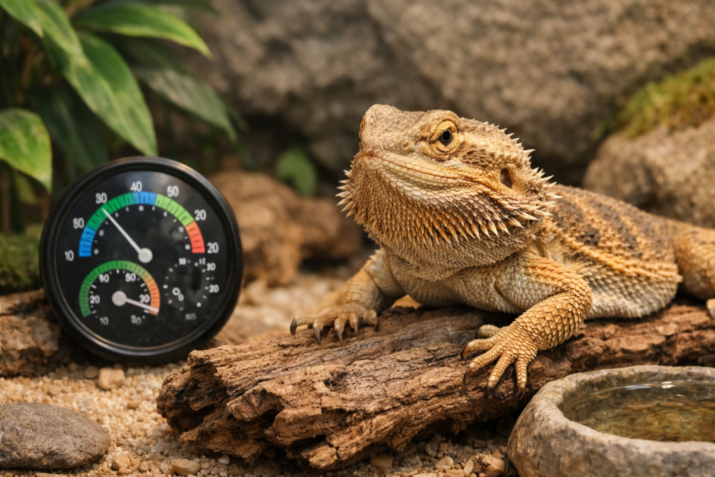 Agama brodata wilgotność — dlaczego ten parametr ma znaczenie?